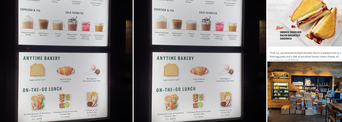Starbucks Menu