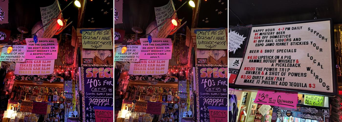 Cutty's Menu