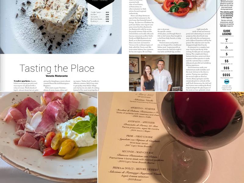 VENETO Ristorante Italiano Menu