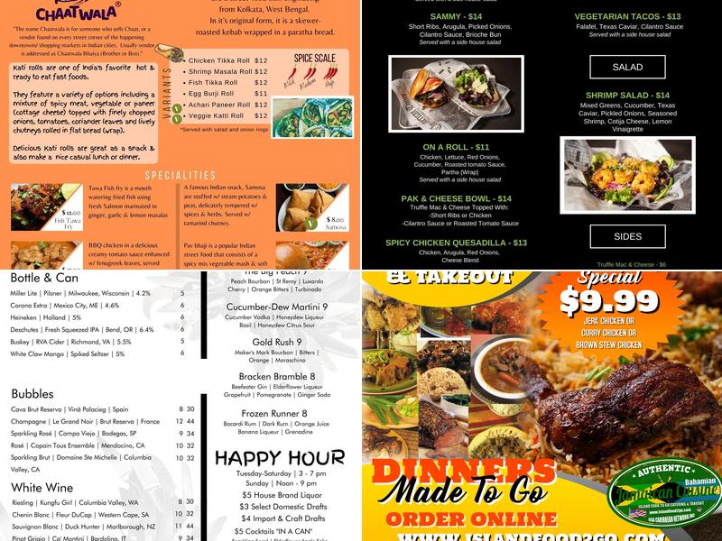 ChefScape Menu