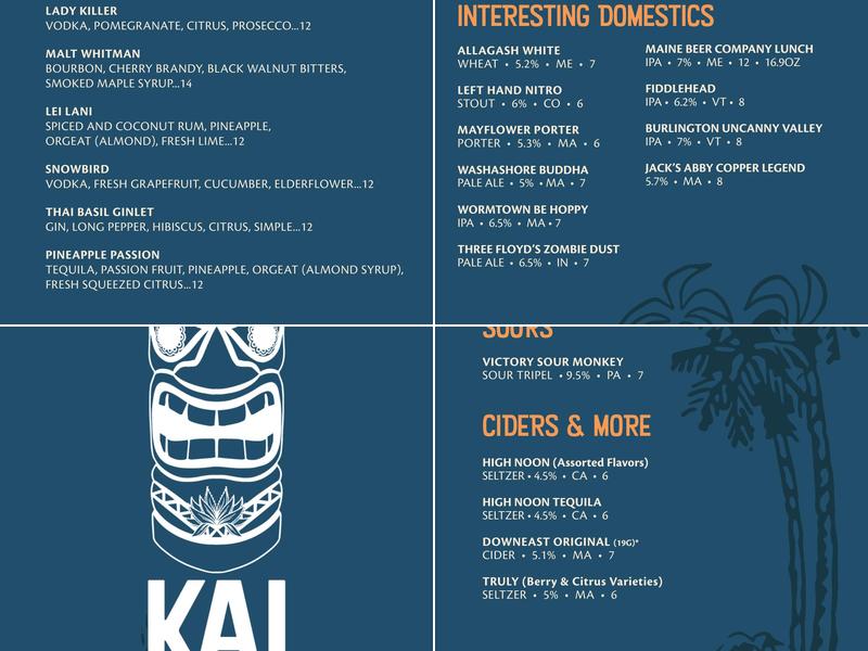 Kai Menu