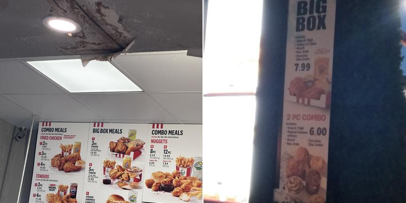 KFC Menu