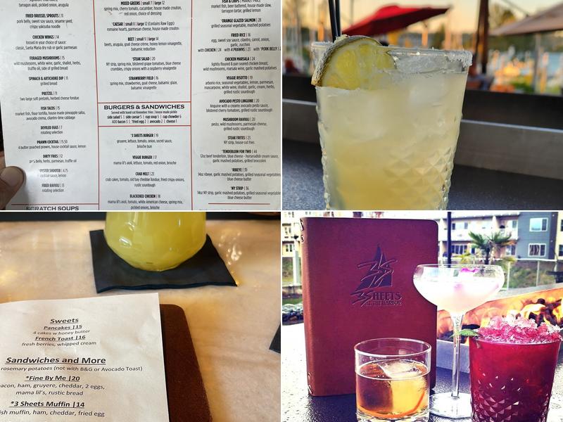 3 Sheets at the Harbor Menu