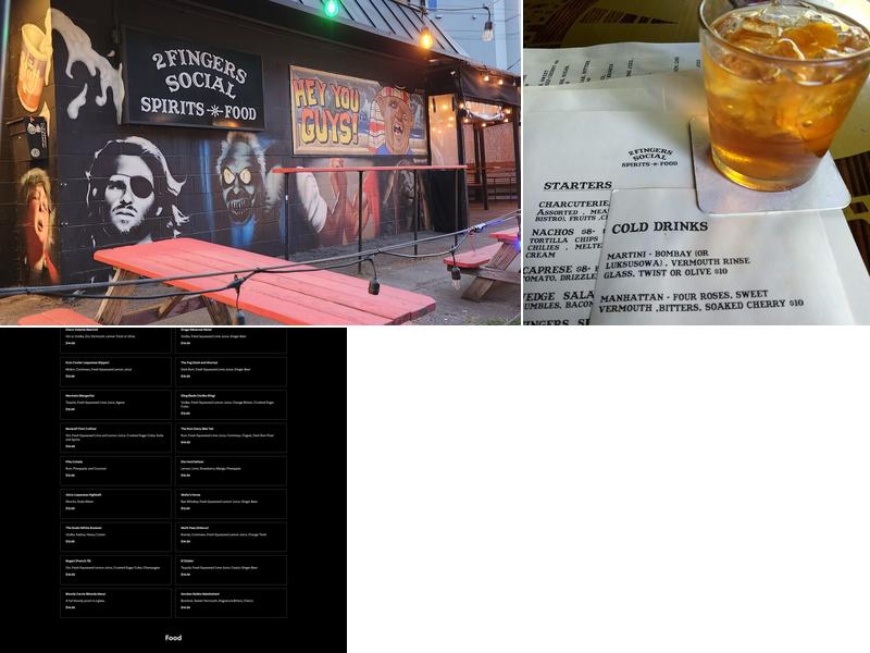 2 Fingers Social Menu