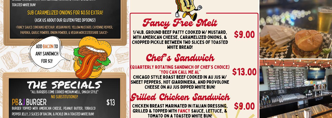 Rustwater Kitchen & Taproom Menu