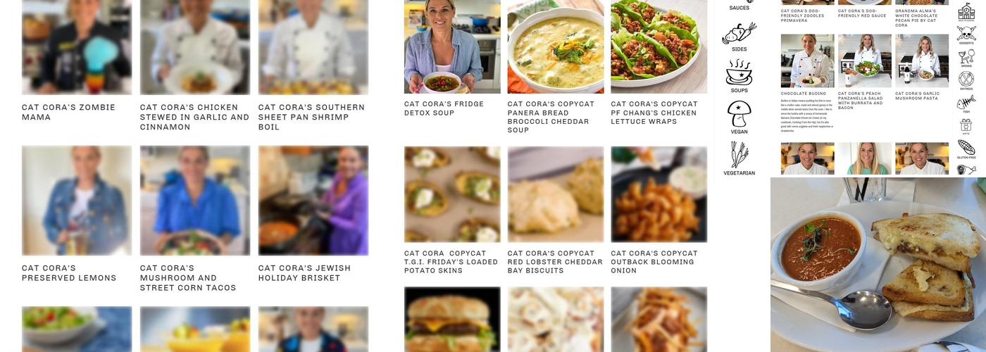 Cat Cora’s Kitchen Menu