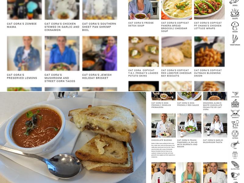 Cat Cora’s Kitchen Menu