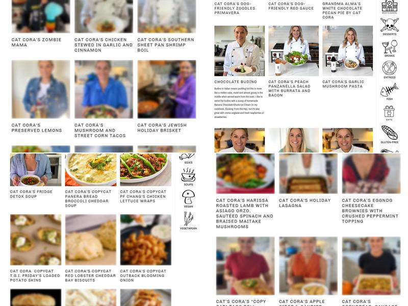Cat Cora’s Kitchen Menu
