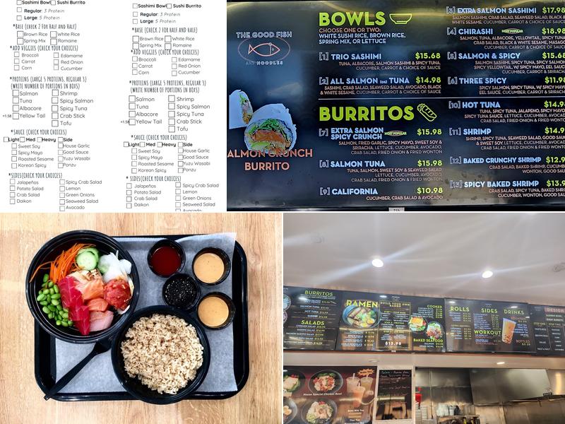 The Good Fish And Noodles Menu