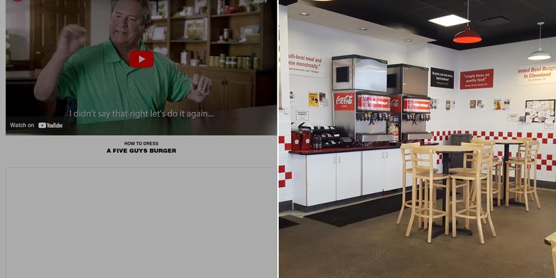 Five Guys Menu