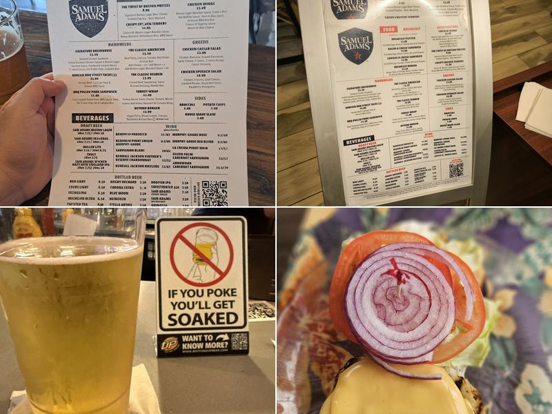 Sam Adams Atlanta Brew House Menu