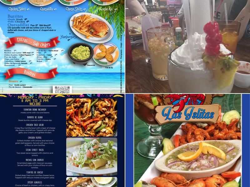 Las Islitas Mexican Bar & Grill Menu
