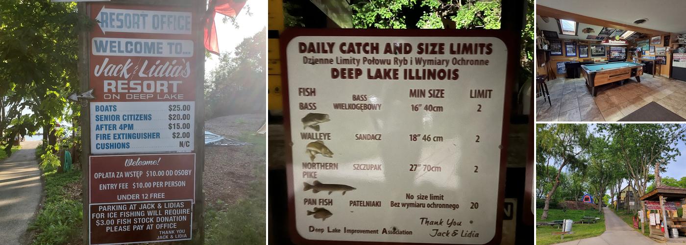 Jack & Lidia's Resort Menu