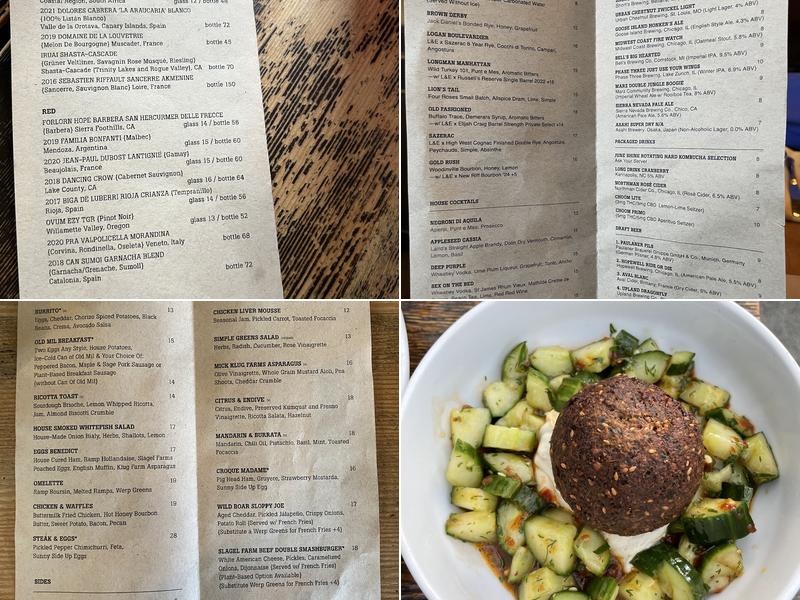 Longman & Eagle Menu