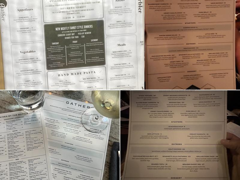 Gather Menu