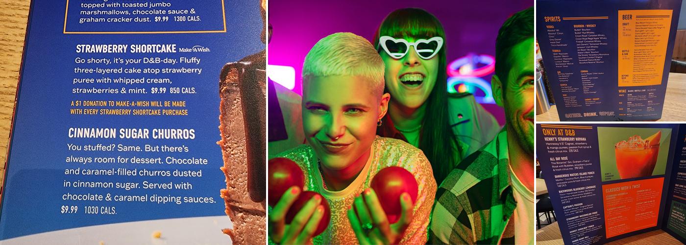 Dave & Buster's Rosemont Menu