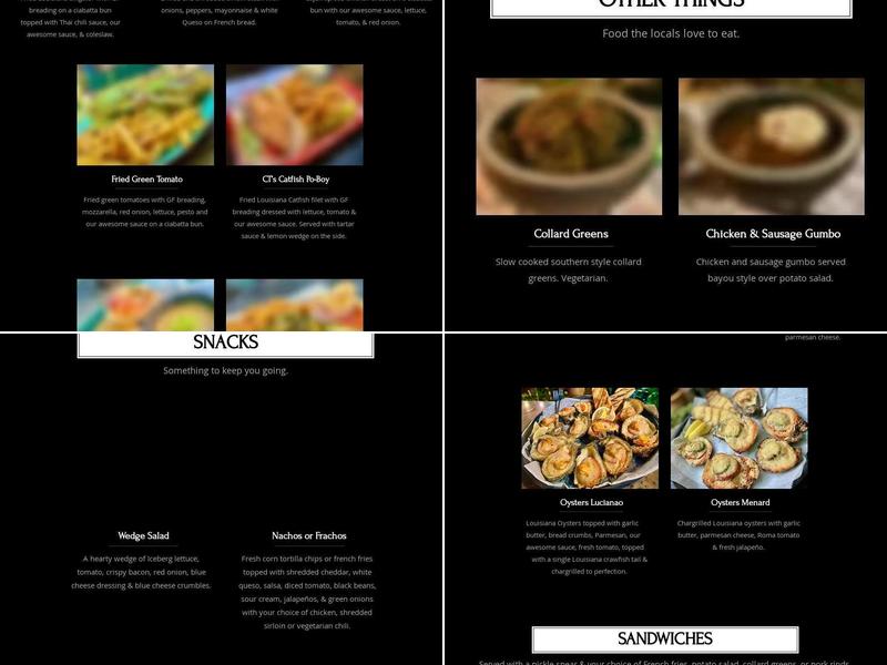 MRB Bar & Kitchen Menu