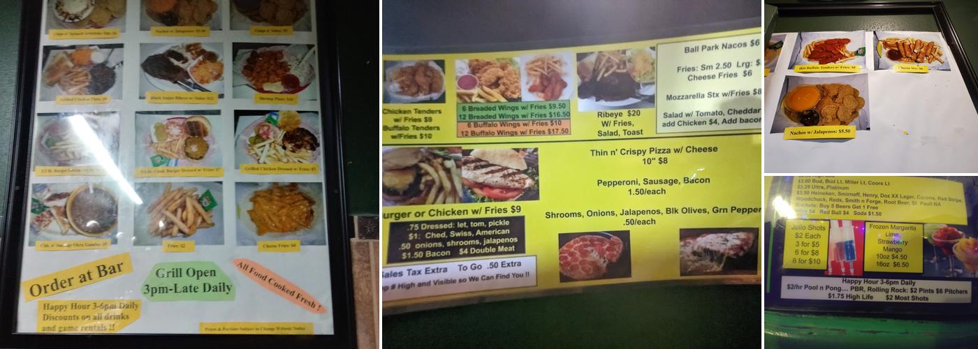 Shamrock Menu