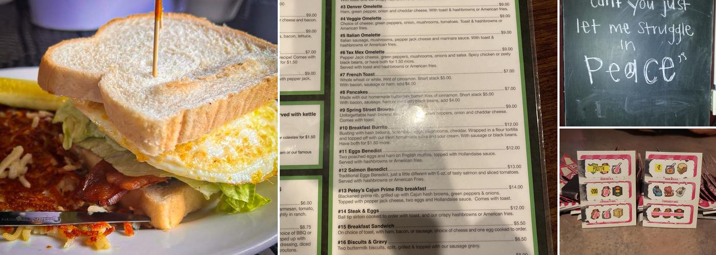 Spring Street Tavern Menu