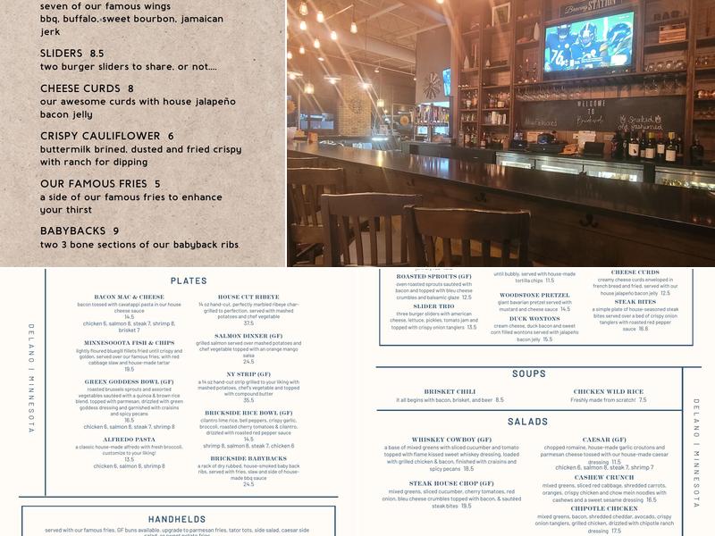 Brickside Grille & Tap Menu