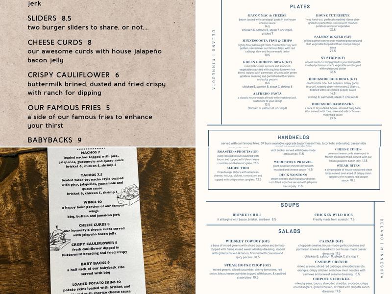 Brickside Grille & Tap Menu