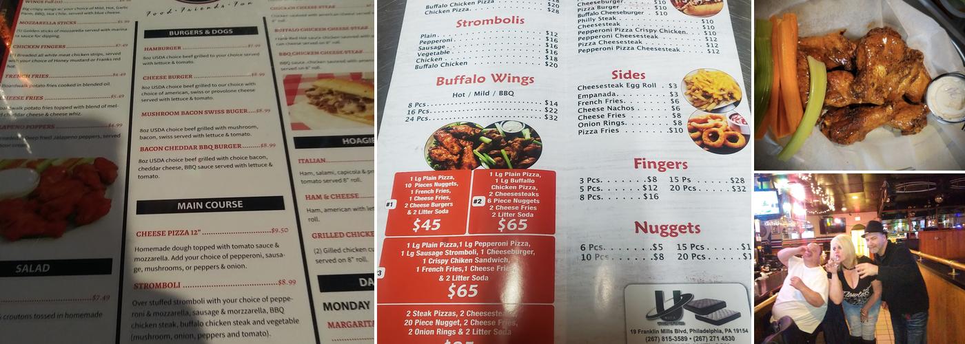 Final Score Sports Bar & Grill Menu