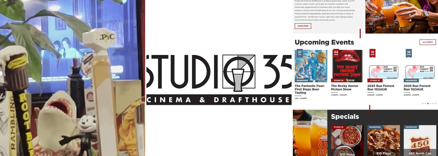Studio 35 Cinema & Drafthouse Menu