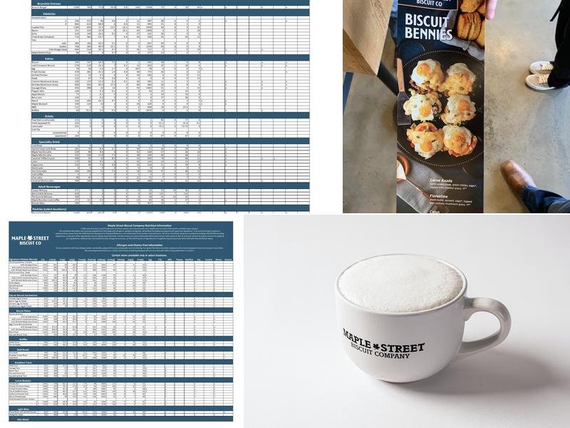 Maple Street Biscuit Company Menu