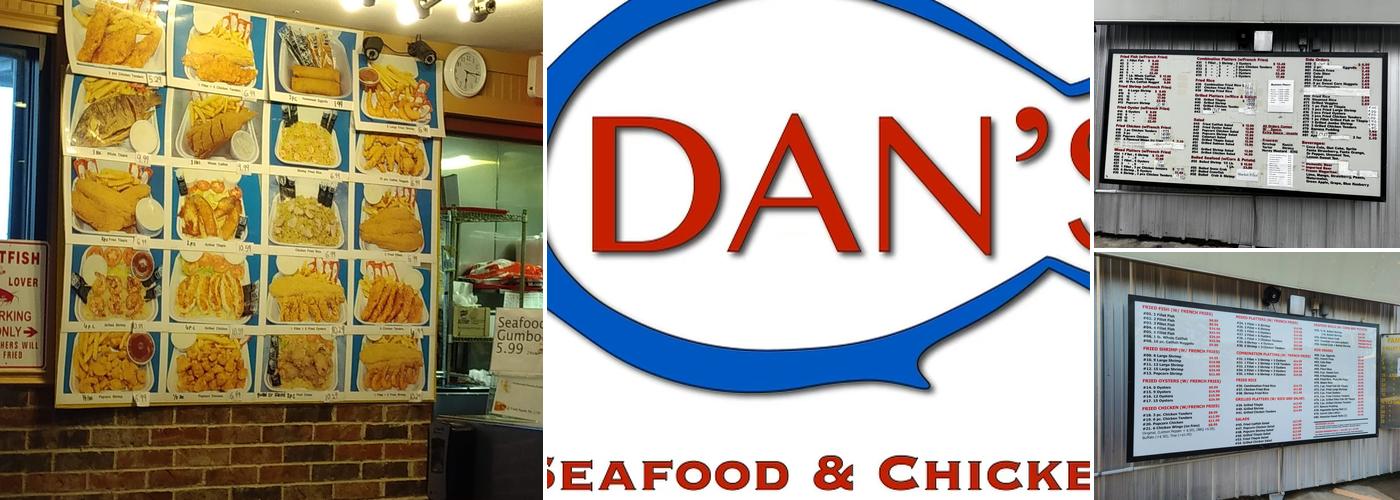 Dan’s Seafood & Chicken Menu