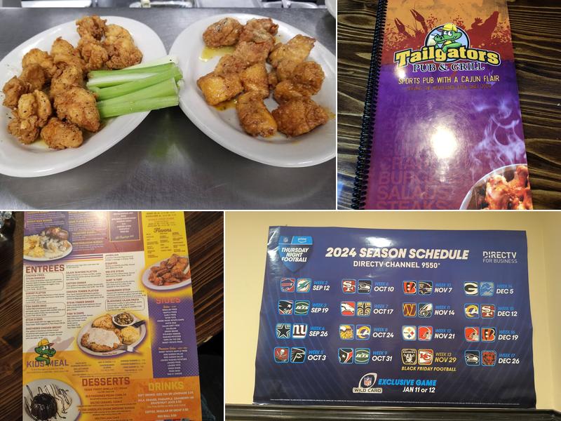 Tailgators Pub & Grill Menu