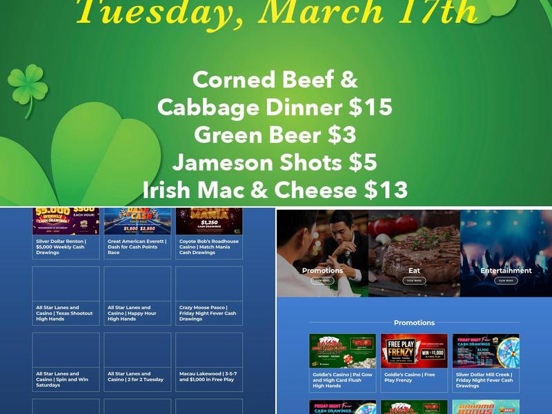 Great American Casino Everett Menu