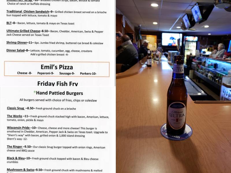 Snug Harbor Inn Menu