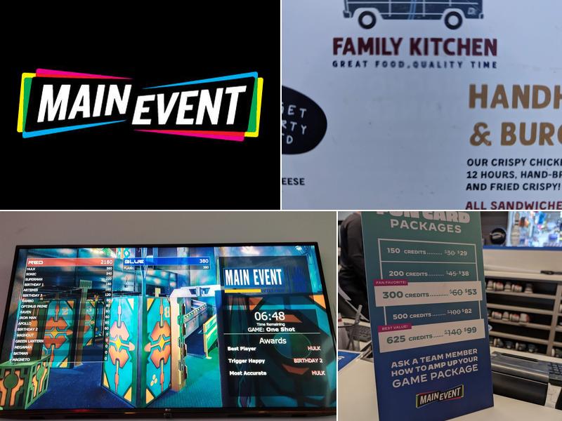 Main Event Columbia Menu