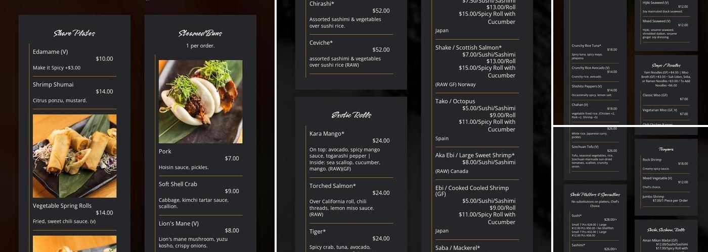 Sen Menu