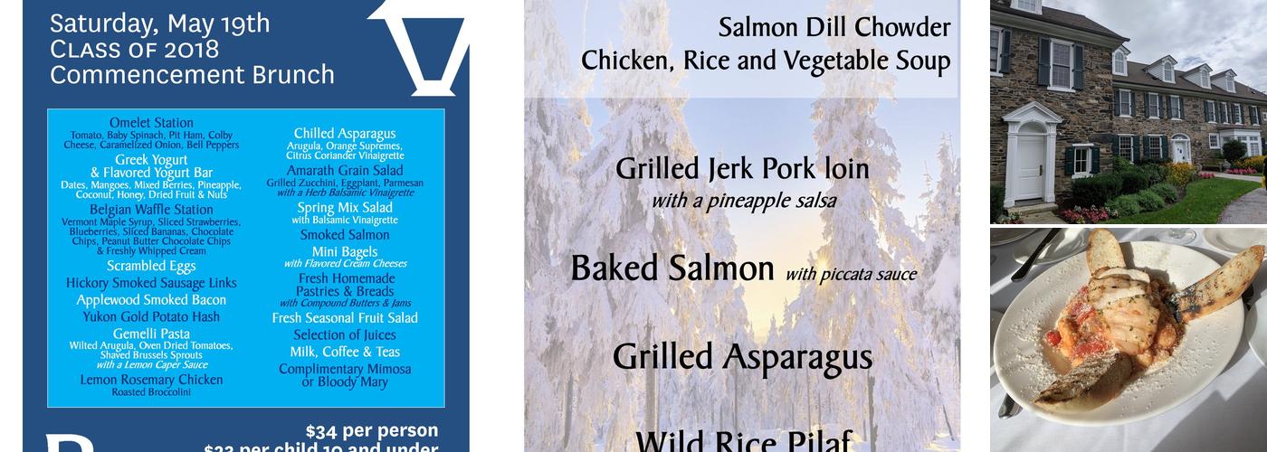 Wyndham Alumnae House Menu