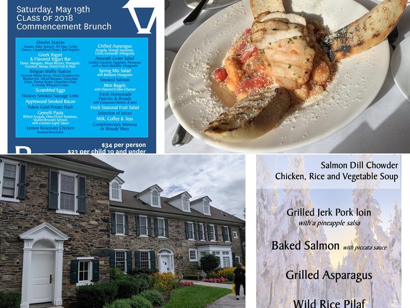 Wyndham Alumnae House Menu