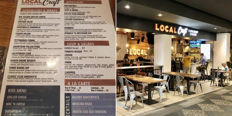 Local Craft Kitchen & Bar Menu