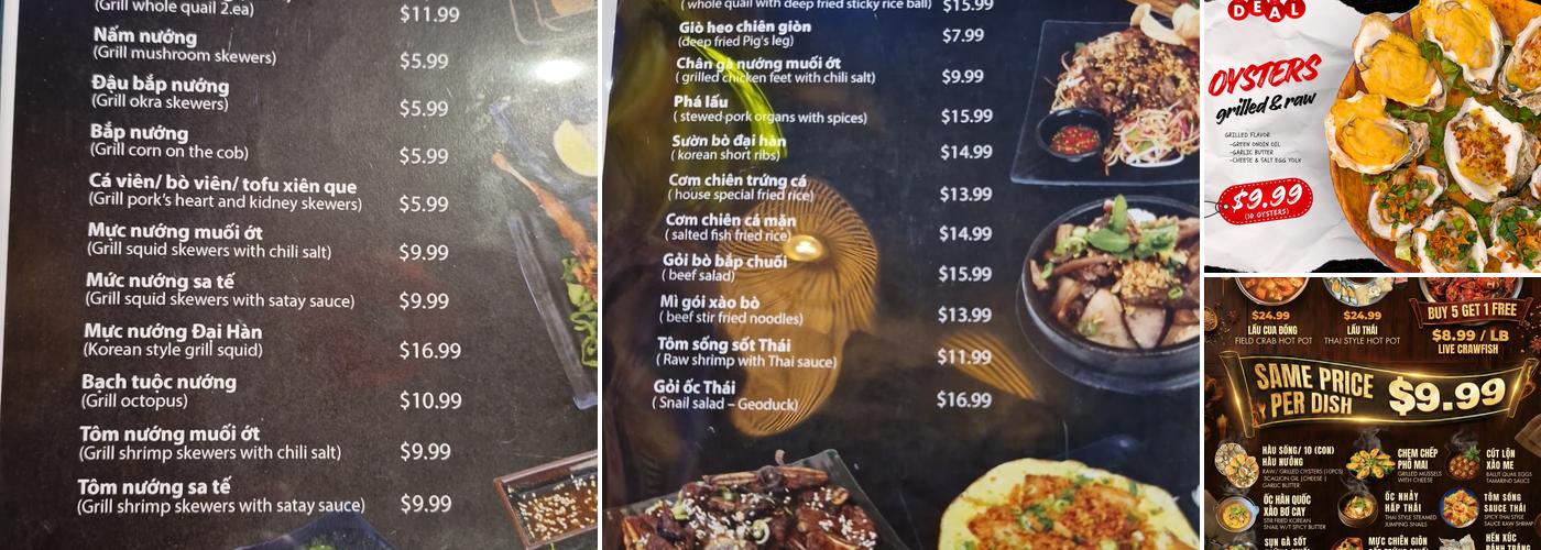 One Hot Pot and Grill Menu