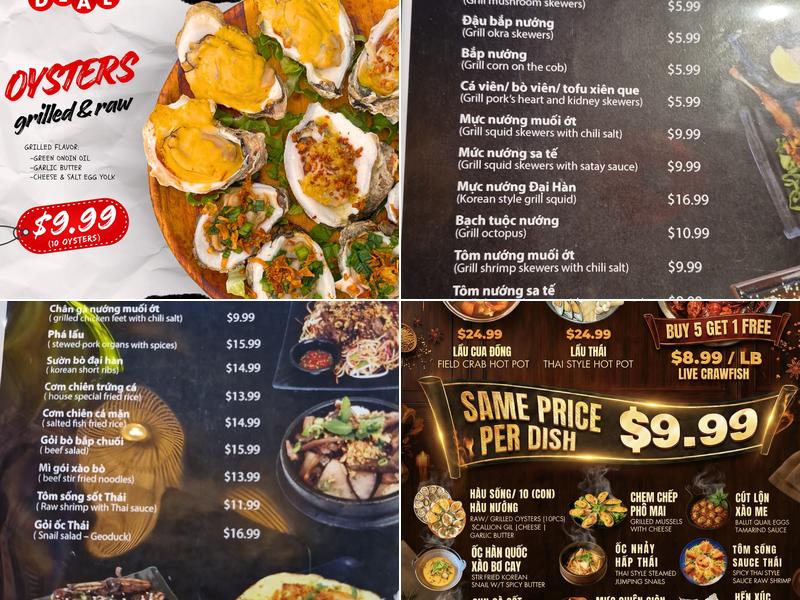 One Hot Pot and Grill Menu