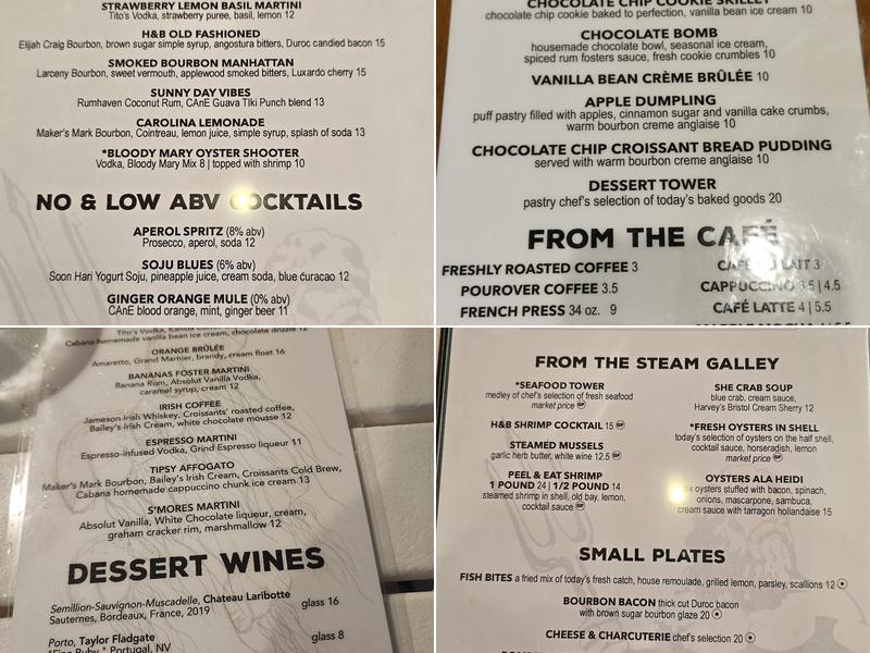 Hook & Barrel Menu