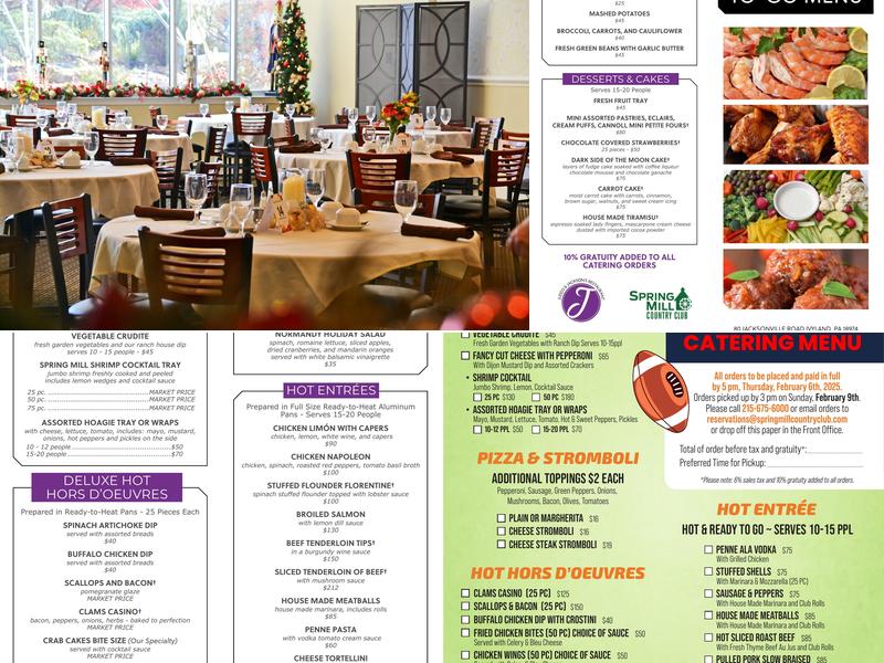 Judd's & Jackson's Restaurant Menu