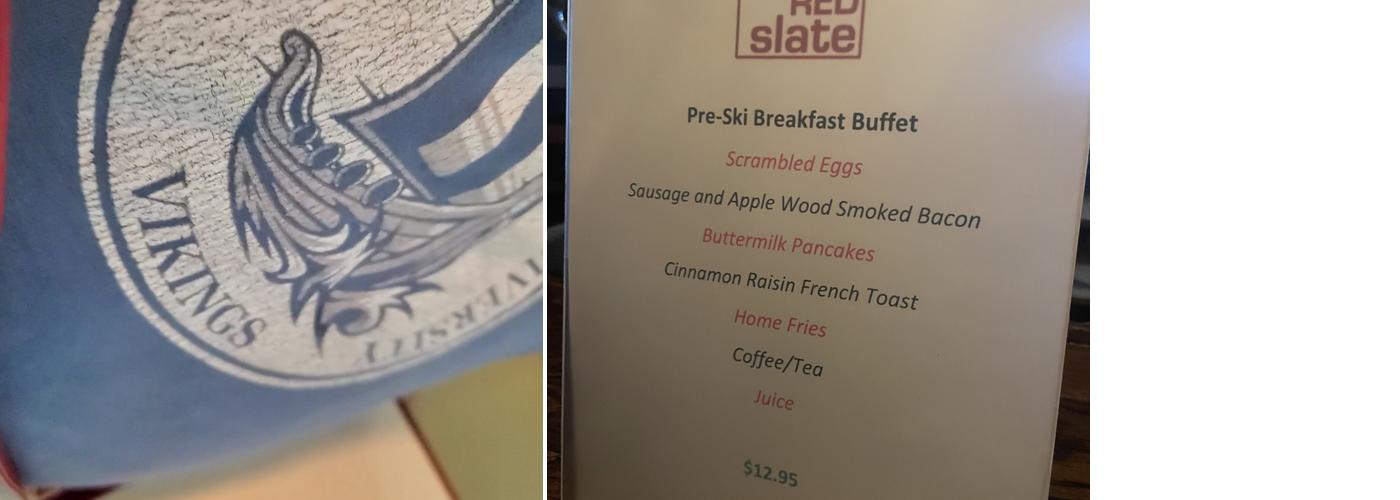 The Upper Pass Lodge Menu