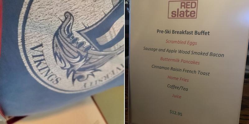 The Upper Pass Lodge Menu