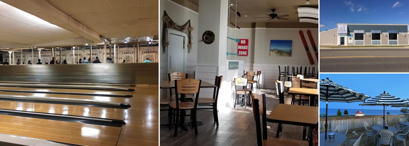 Tawas Axe N Lanes & RoofTop Bar *open bowling Sat & Sun all day