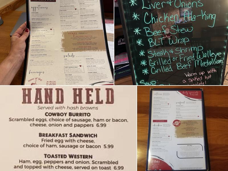 Grub a Dubs Restaurant Menu