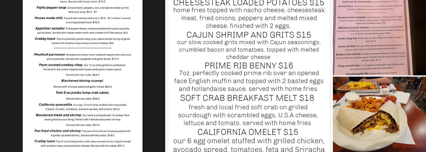 Two Guys Grill & Pub Menu