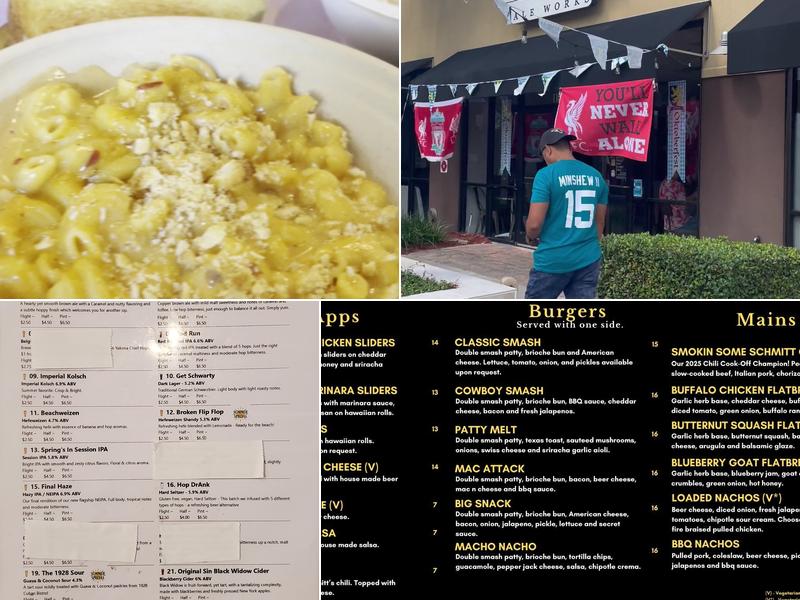 Legacy Ale Works Menu