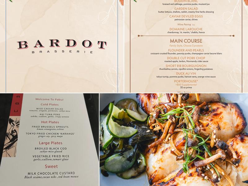 PABU Izakaya Menu