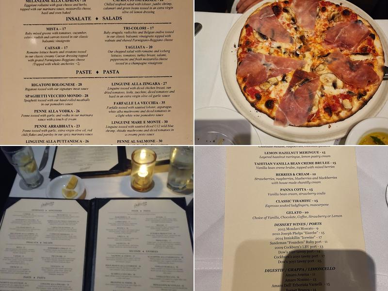 La Vecchia Cucina Menu