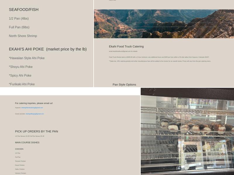 Ekahi Grill To Go Menu